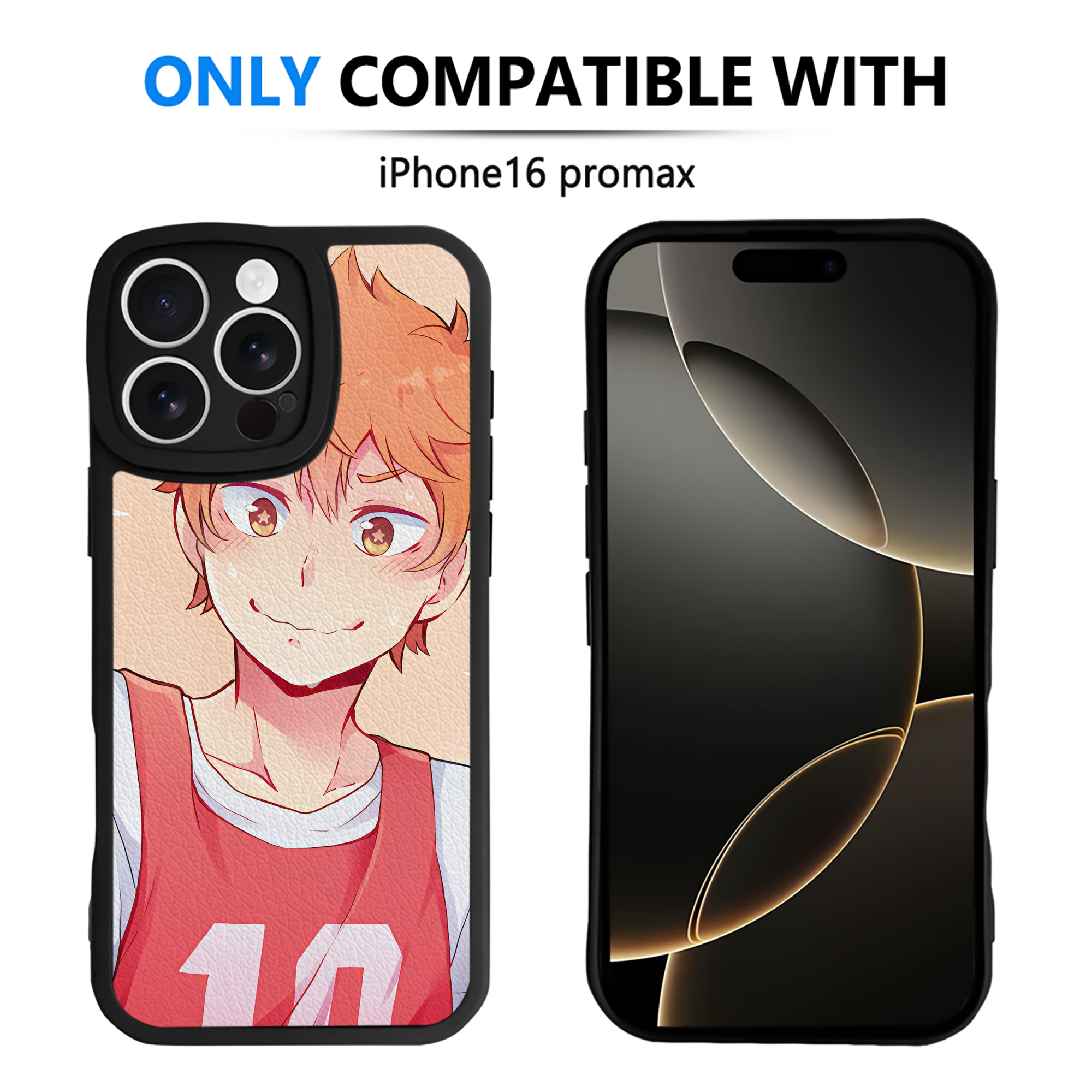 （画像用） ハイキュー!! Haikyu!! 【iPhone 16シリーズ対応】シリコンスマホケース（レザー調） 材質：シリコン